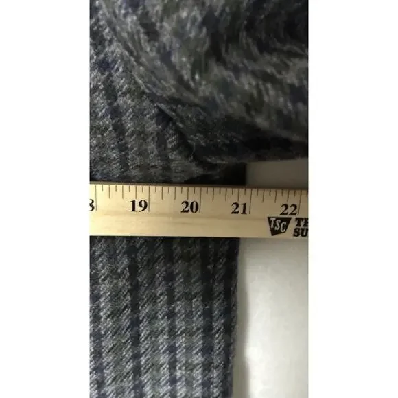 Vintage Womens Blazer Tweed Pure Wool Houndstooth SZ 11/12 - Picture 4 of 6